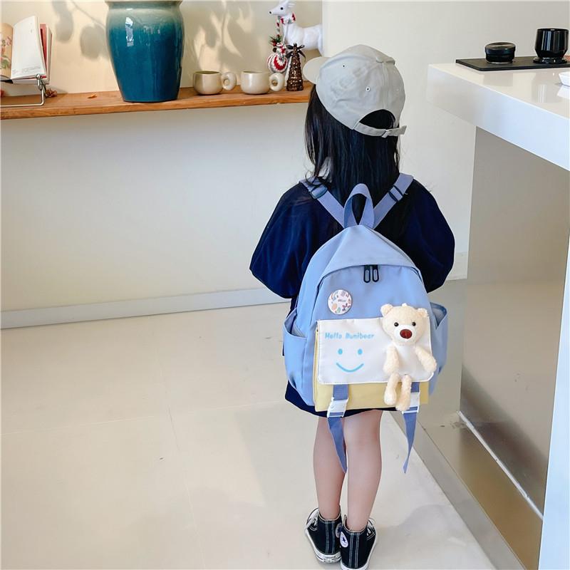 Ba Lô Cho Bé Trai Bé Gái Đi Học 3-8 Tuổi Hello Bunibear BLV01
