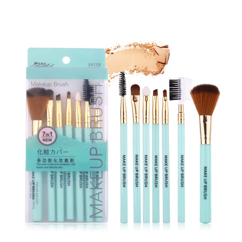 Set 7 Cây Cọ Trang Điểm Tiện Lợi Cán Dài Lameila L0943
