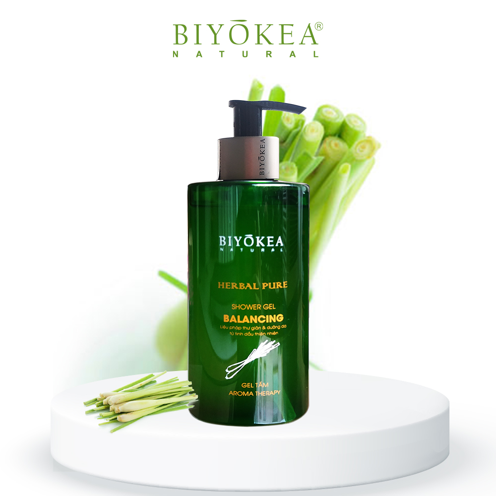 Biyokea Herbal Pure - Sữa tắm gel Balancing 320ml