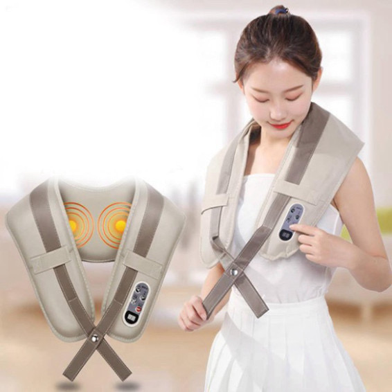 ￼CHÍNH HÃNG-BH 5 NĂM  Gối massage hồng ngoại chính hãng Ayosun Hàn Quốc