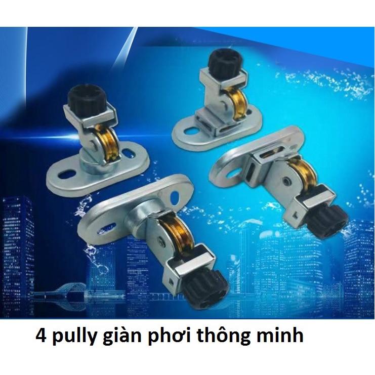 Bộ 4 pully giàn phơi thông minh