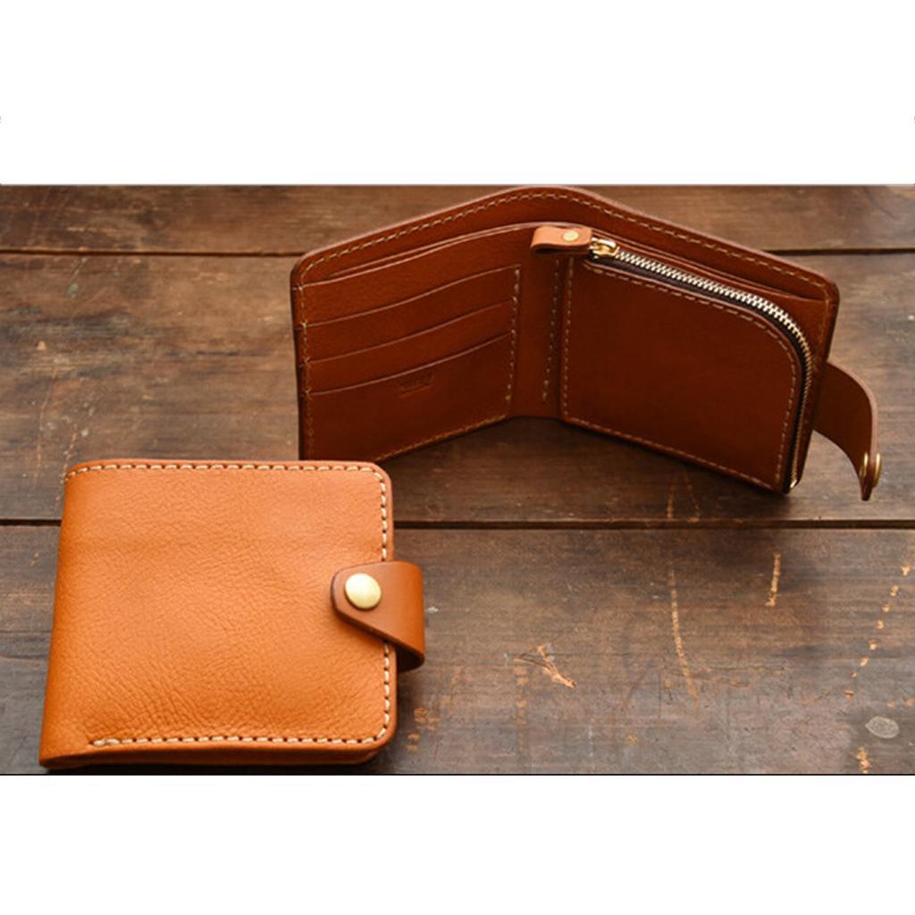 8 Pieces/Set DIY Leather Craft Clear Acrylic Wallet Pattern Stencil Template