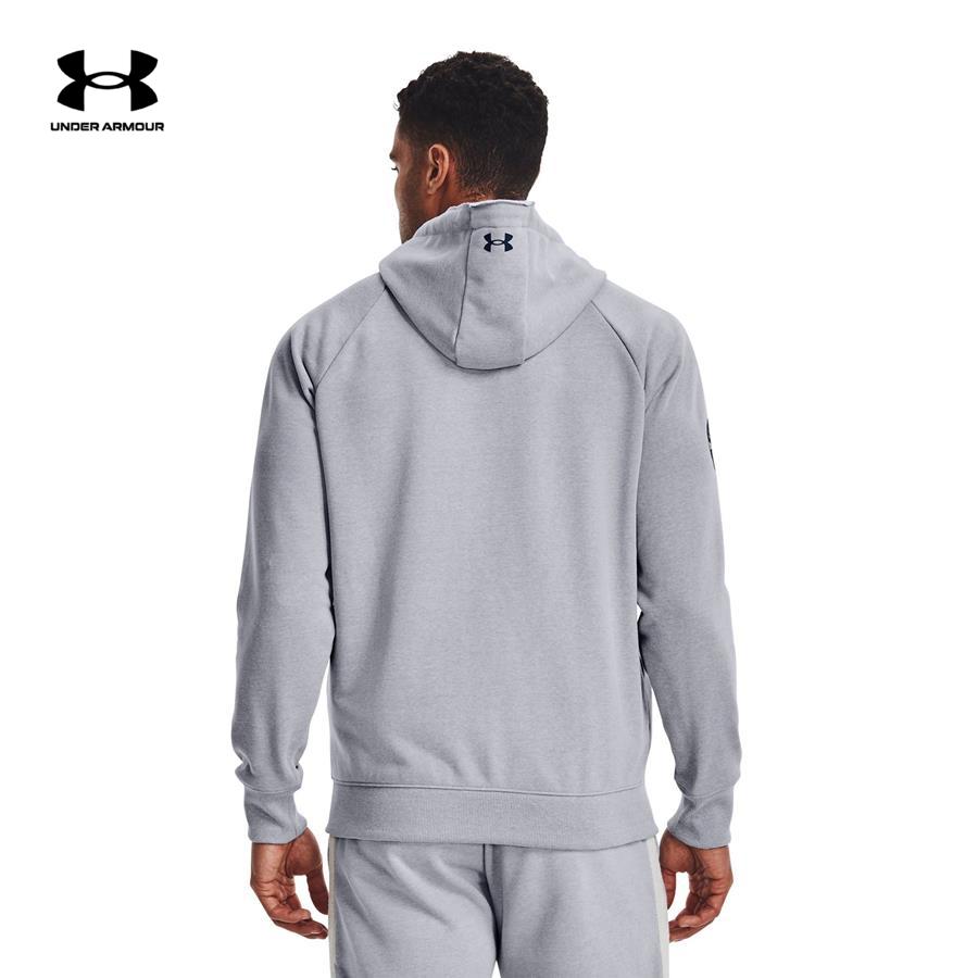 Áo thun tay dài thể thao nam Under Armour Pjt Rck Hvywght Terry Fz - 1370456-011