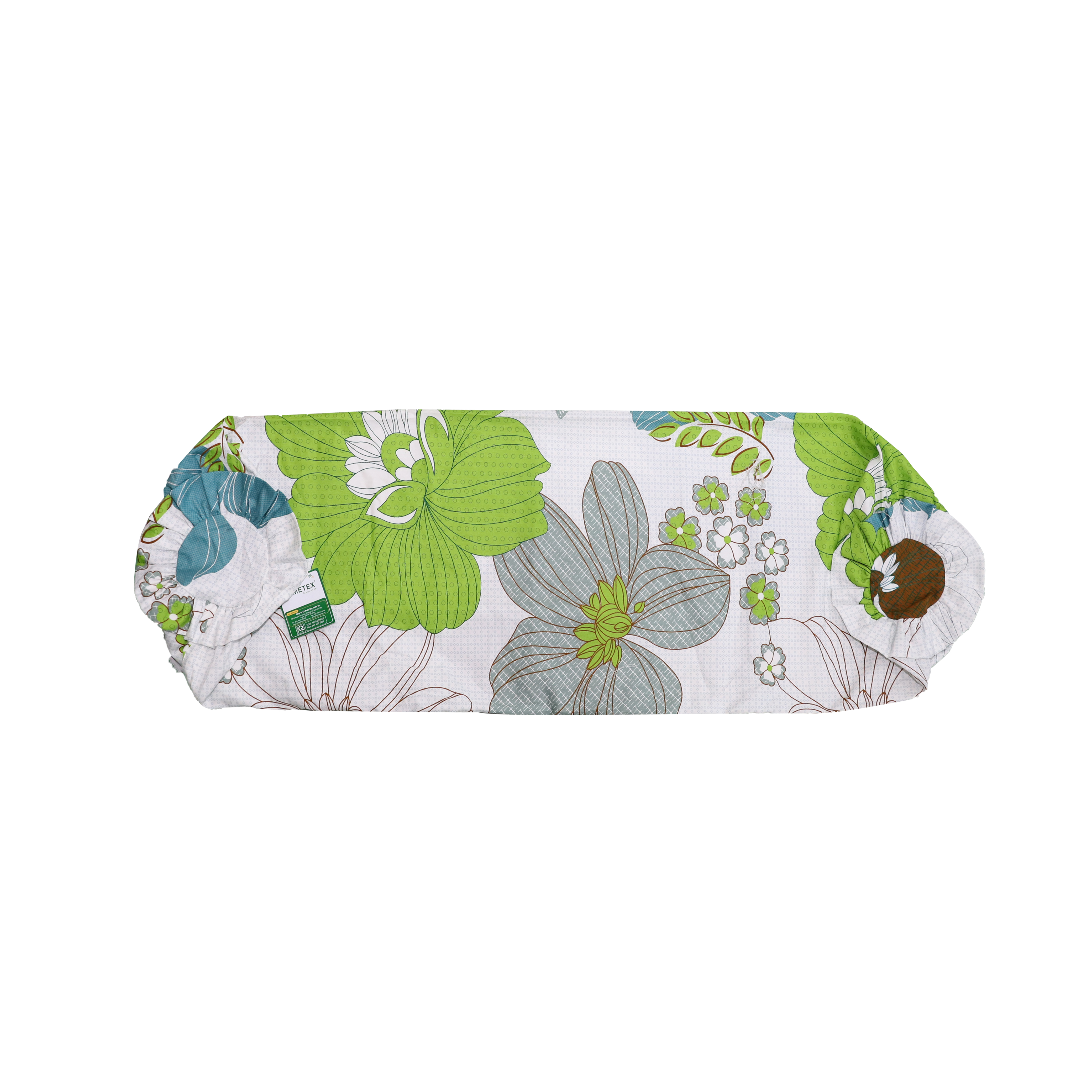 Áo gối ôm dây kéo bèo cotton hoa (37 x 105 cm)- Giao màu ngẫu nhiên