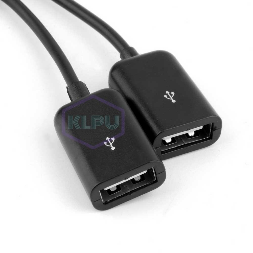 KLPU 2in1 USB 3.1 Type-C To USB 2.0 Power Charging OTG Hub Cable Adapter#VN