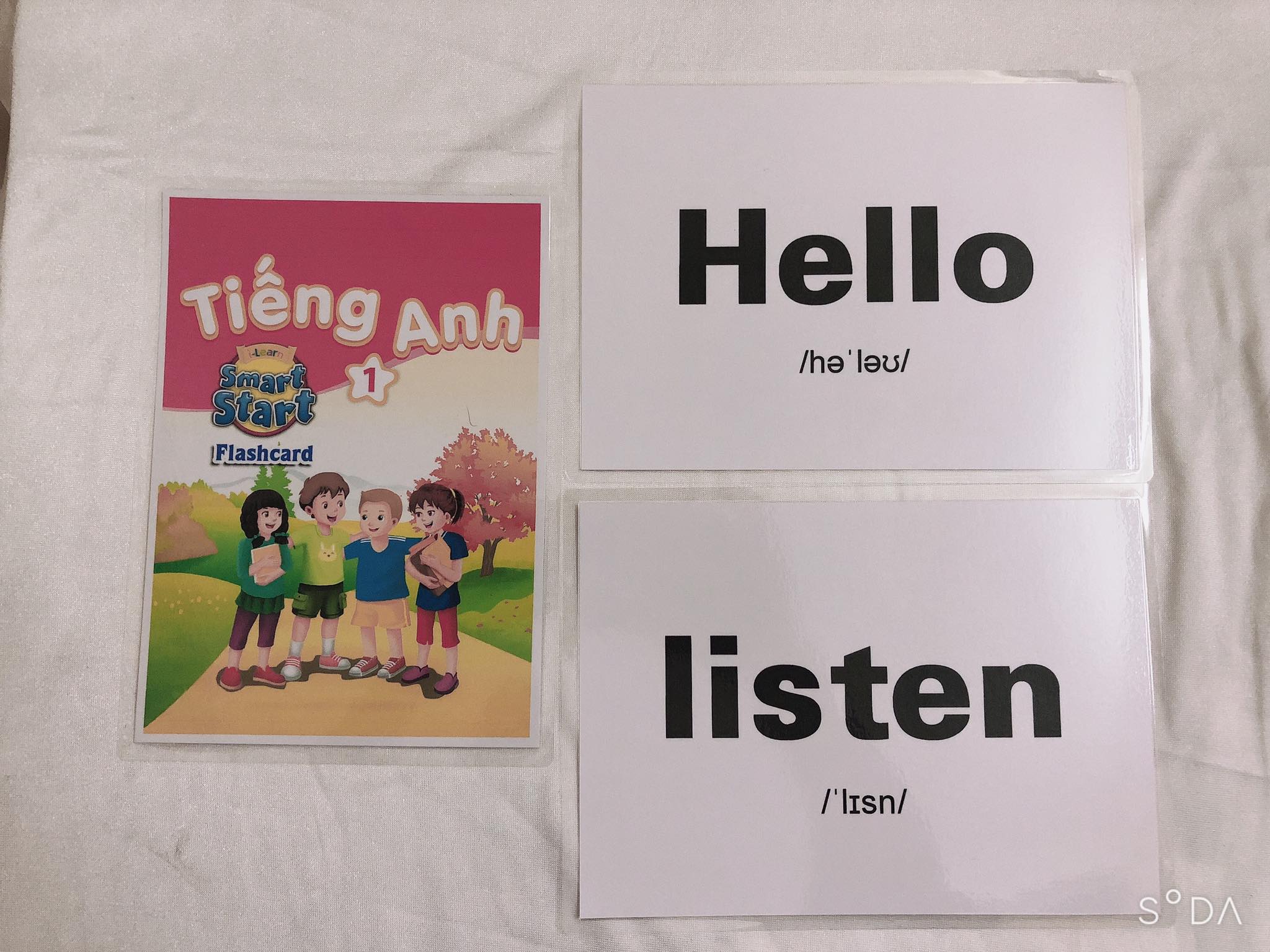 FLASHCARD TIẾNG ANH LỚP 1 (smart start) Ép Platics Bền Đẹp