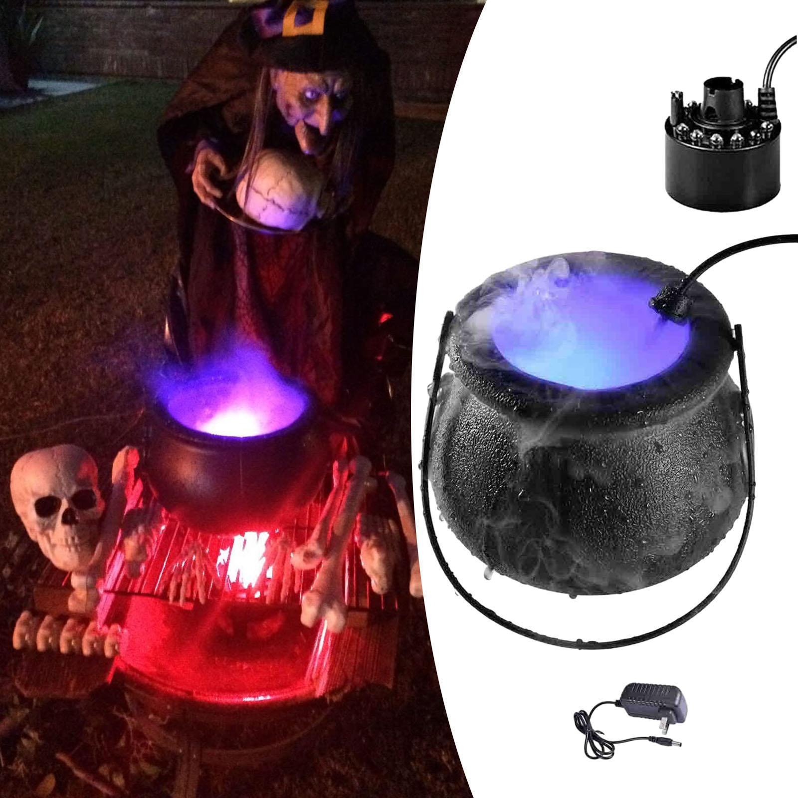 Halloween  Mister and Witch Bucket US 110V Plug for Vase Basin