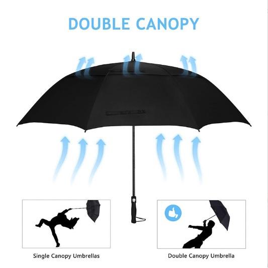 Ô Dù đi mưa che nắng Business, Golf Umbrella DOUBLE CANOPY (34 inch)