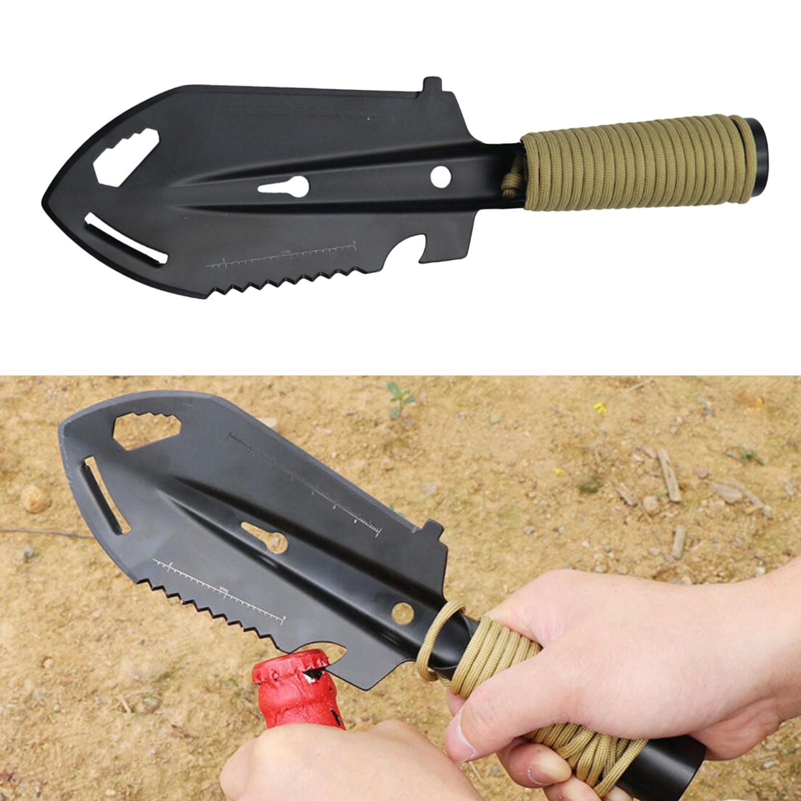 Pocket Camping Shovel Trowel Metal Garden Detecting Spade