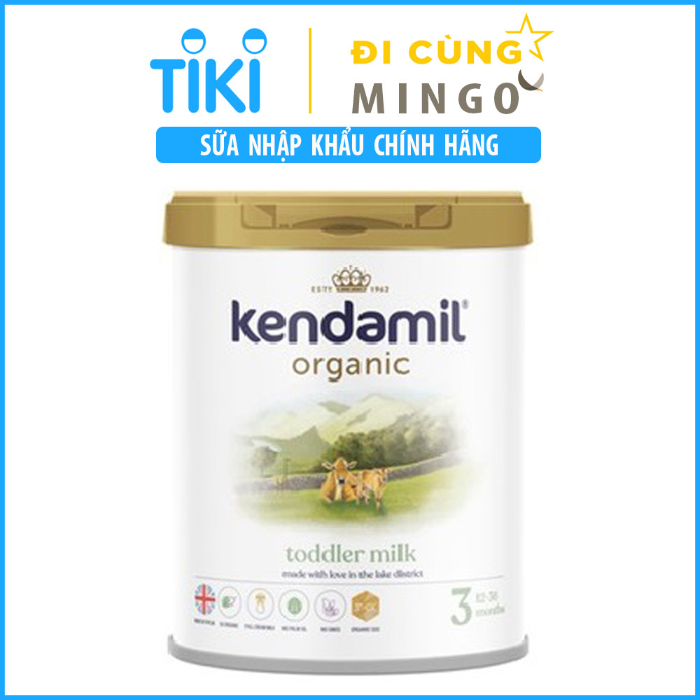 Sữa Kendamil Organic số 3 - 800g (1-3 tuổi) - Nhập khẩu Vương quốc Anh