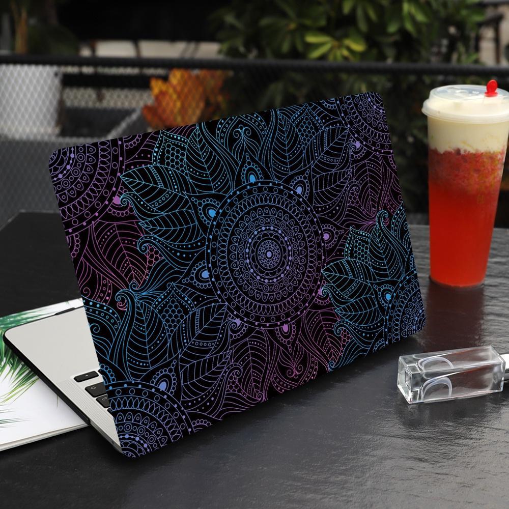 Mandala Ốp Lưng Cứng Có Bàn Phím Cho MacBook Air 13 Pro 13.3 14 16 inch M1 Chip A2442 A2485 A2337 A2179 A1932 A1466 A1369 A2338 A2289