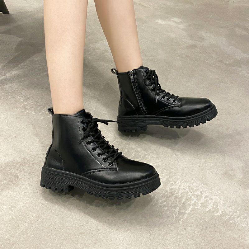 Boot Ulzzang buộc dây QCCC Fullbox