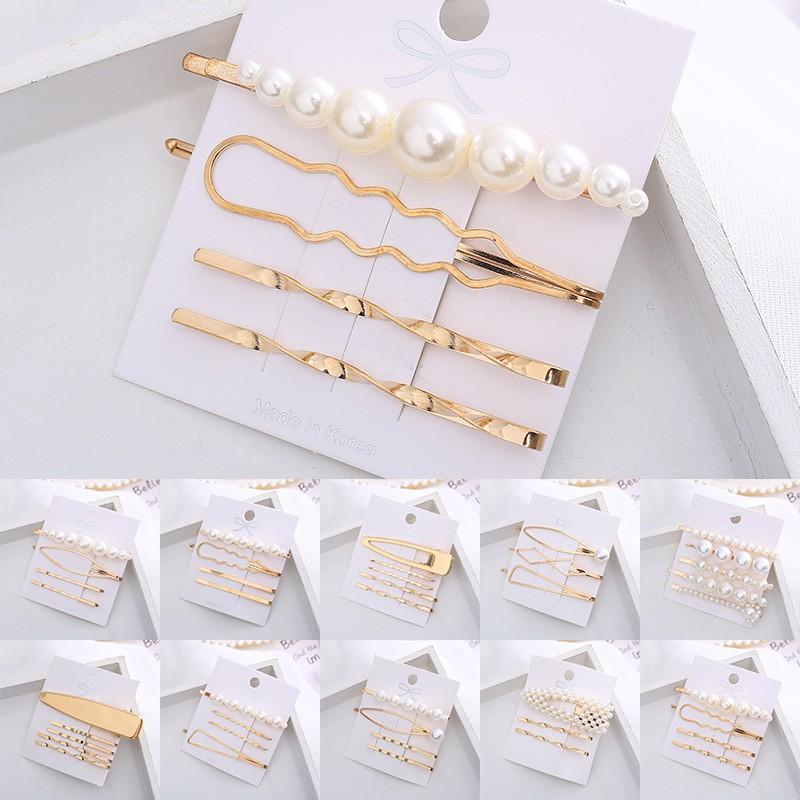 Kẹp Tóc Set Kẹp Mỏ Vịt Nữ Hàn Quốc - Mã KT000