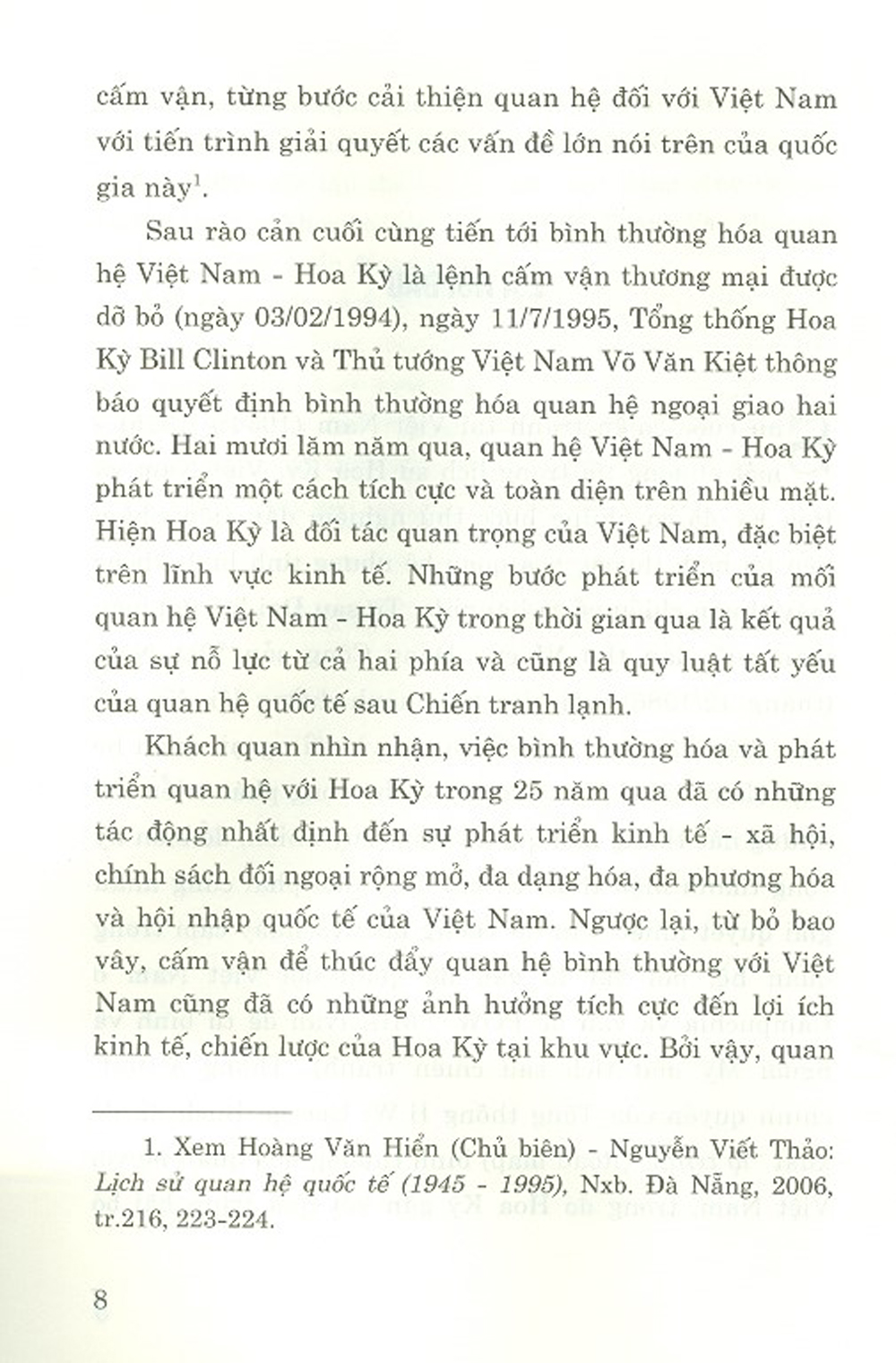 Quan Hệ Việt Nam - Hoa Kỳ (1995-2020)