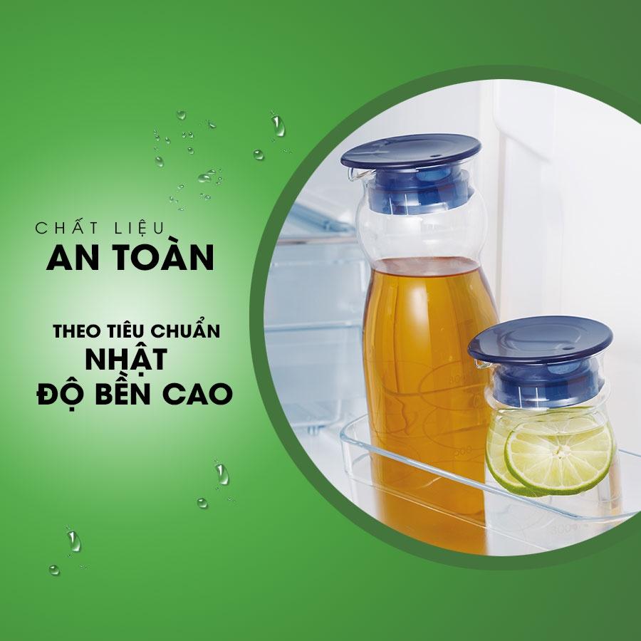 Bình nước thủy tinh chịu nhiệt Iwaki 600ml