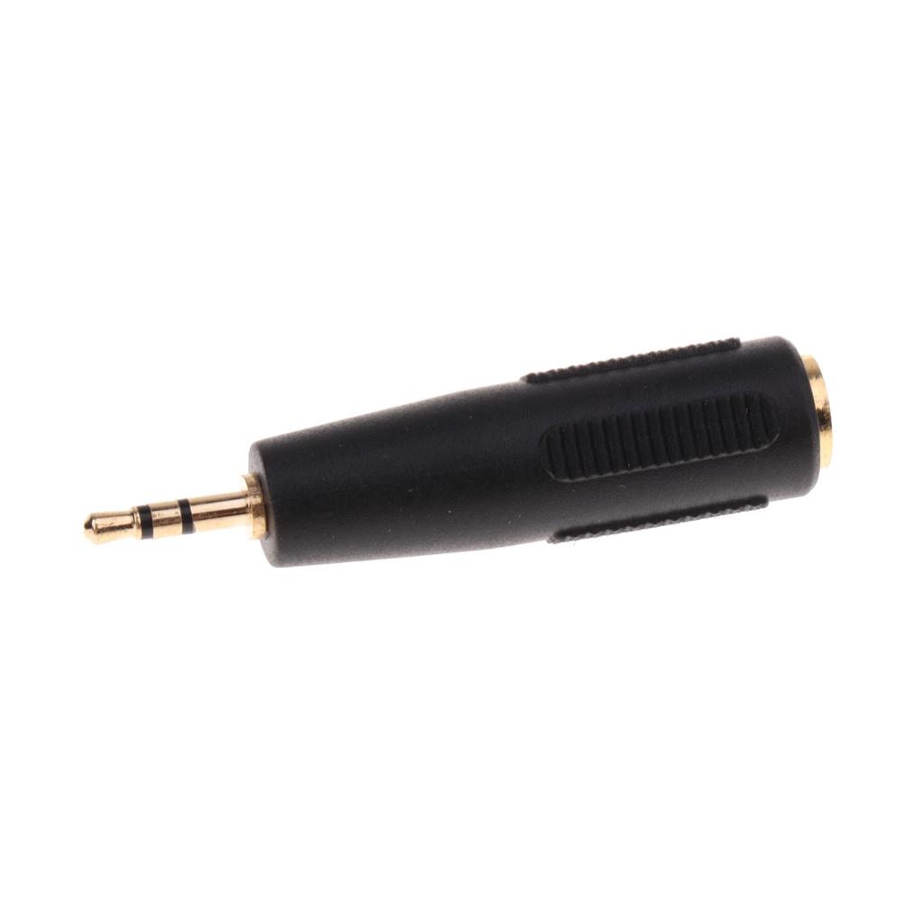 3.5mm Female to 2.5mm Male Audio Video Headphone Earphone Adapter Connector