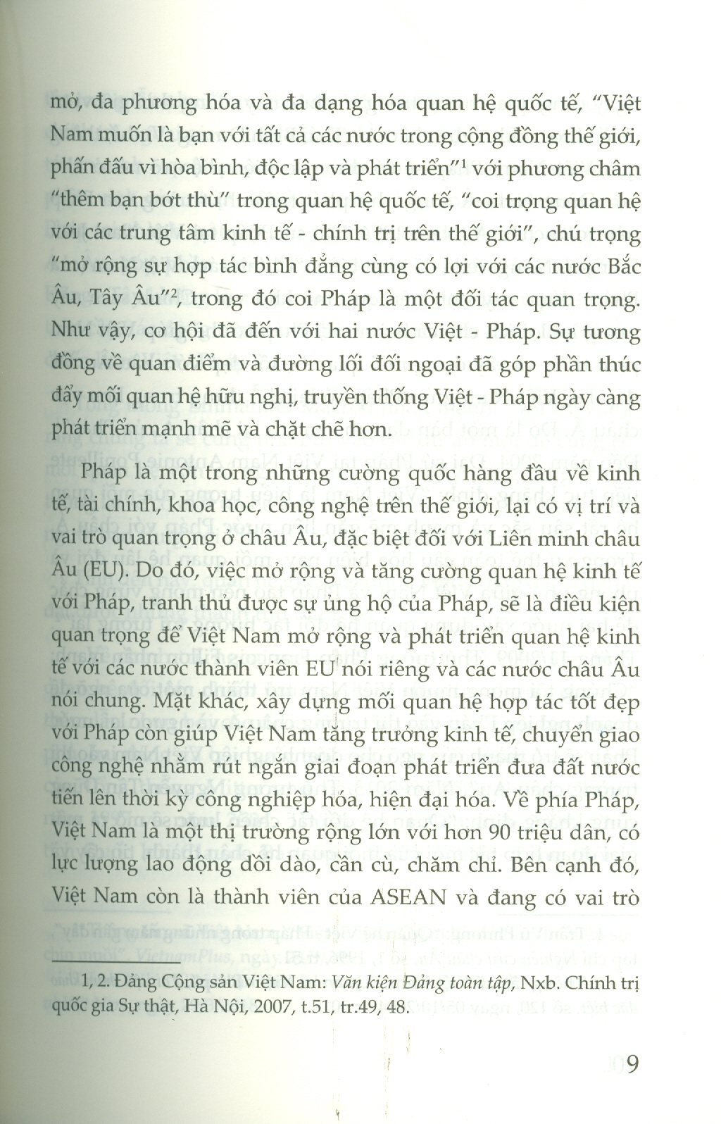 50 Năm Quan Hệ Việt - Pháp (1973 – 2023) - TS. Võ Minh Hùng (sách chuyên khảo)