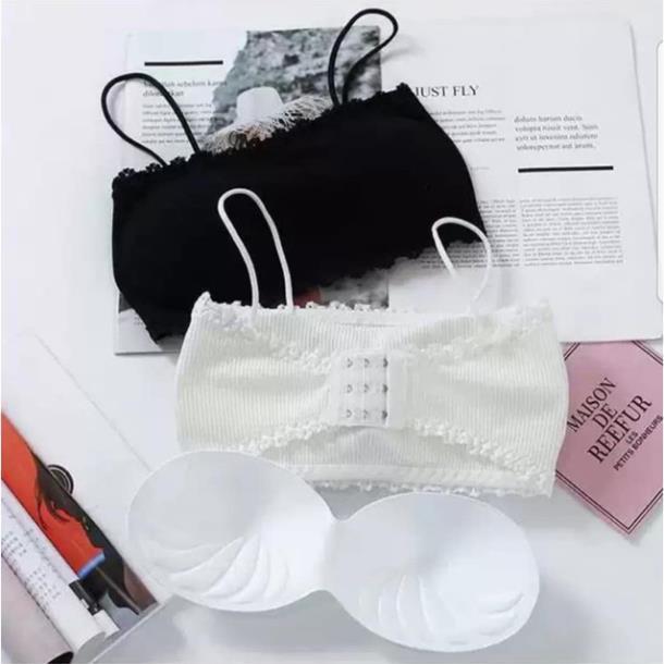 Áo bra cotton hai dây
