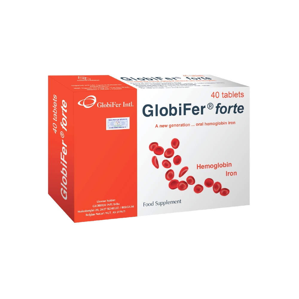 GLOBIFER FORTE bổ sung sắt haemoglobin cho người thiếu máu