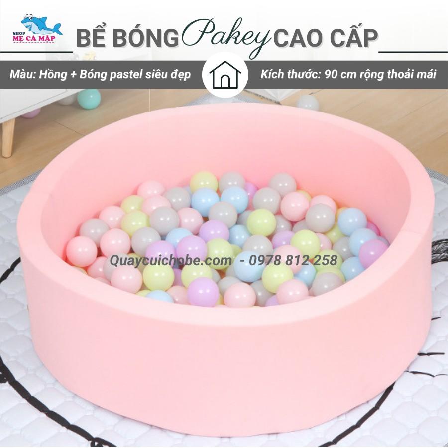 Bể đựng bóng có ĐỆM LÓT DÀY siêu cao cấp, HÀNG CÓ SẴN, bể bóng đệm mút bọc vải êm ái