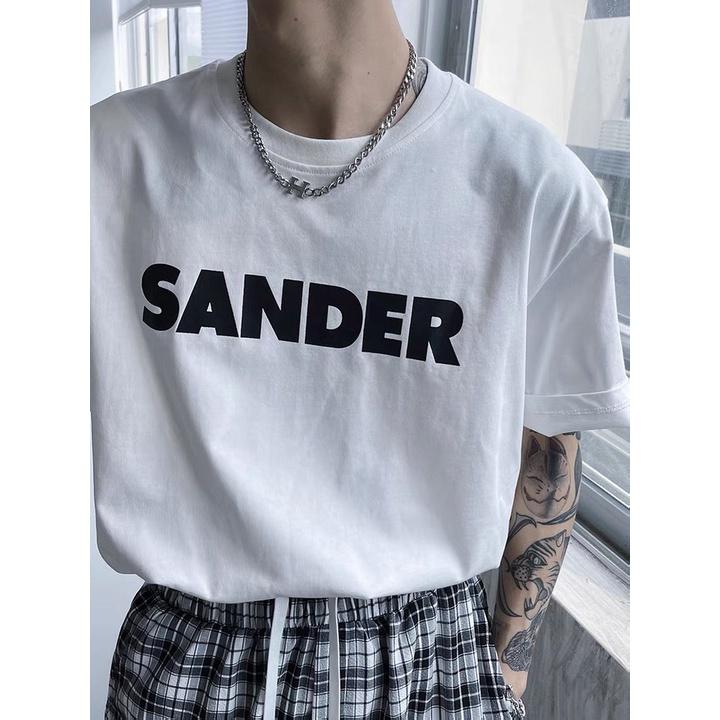 Phông Tay Lỡ , Áo Hè SANDER Nam Nữ phong cách thời trang trẻ