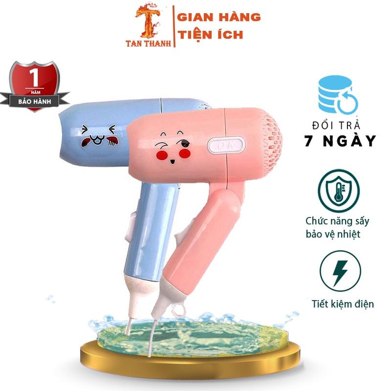 Máy Sấy Tóc Mini️ Icon Siêu Kute ️2 Chế Độ Gấp Gọn dễ thương siêu rẻ️