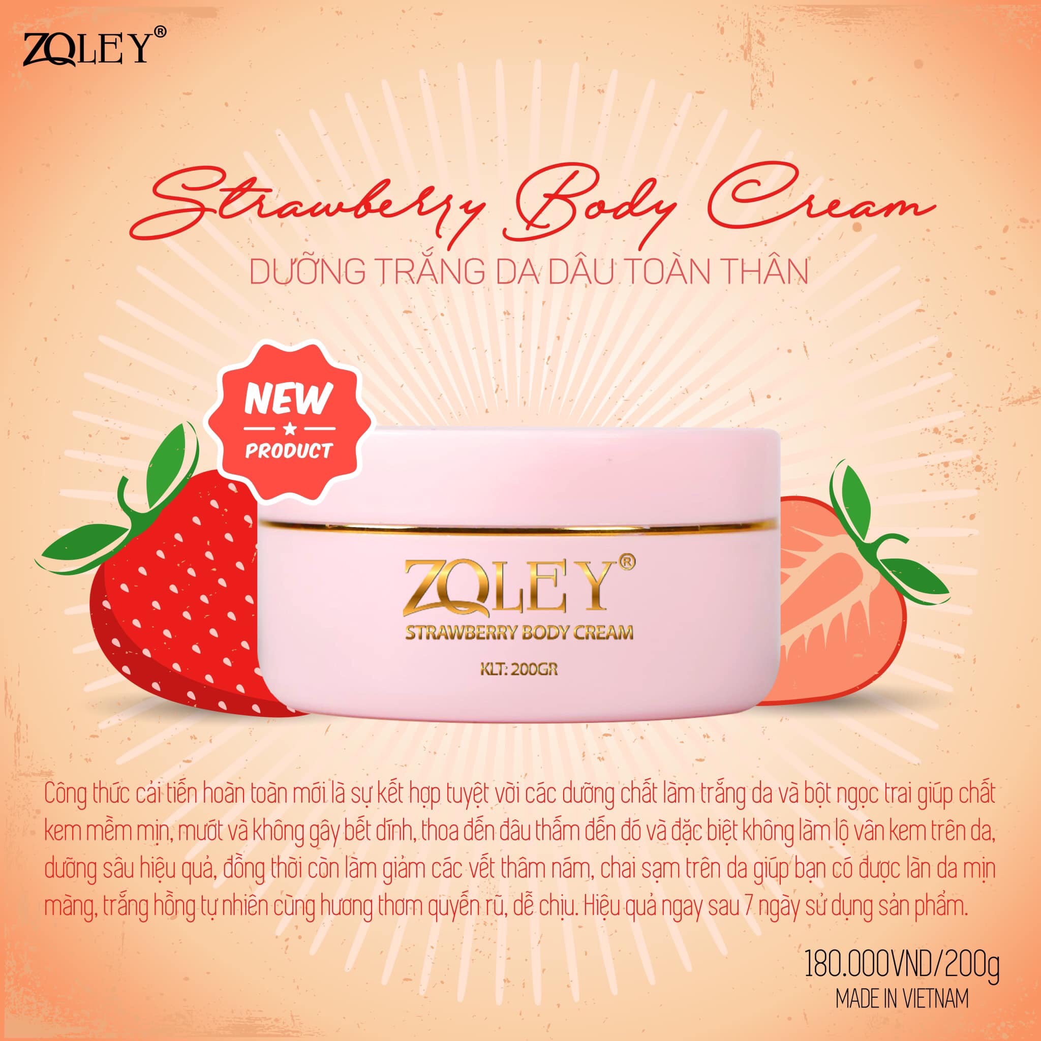 Body Dâu Zoley 200g