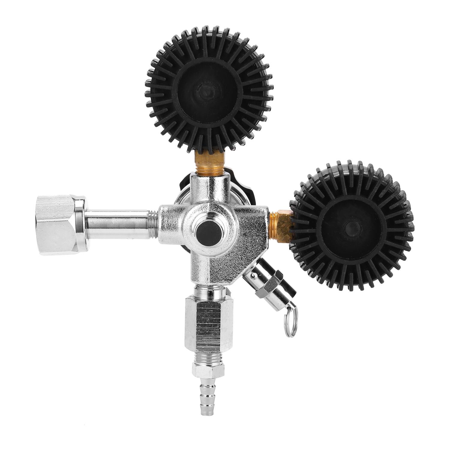 CGA320 Beer Keg CO2 Regulator Safety Pressure Relief Valve 0-3000 PSI Tanks Pressure Adjustable