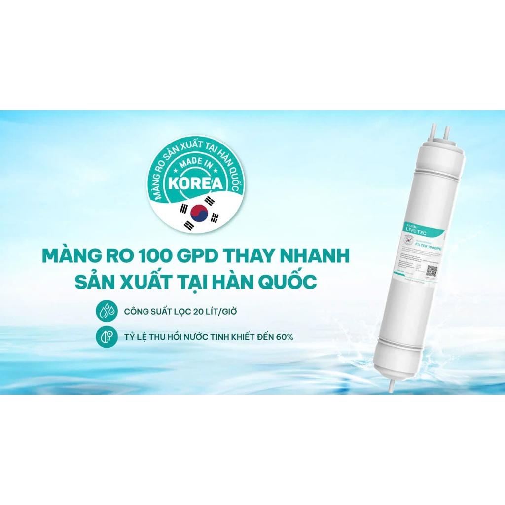 [TẶNG BỘ LÕI] Máy lọc nước nóng lạnh RO 10 lõi Karofi Livotec 616 - Lắp đặt miễn phí toàn quốc - Bảo hành 36 tháng - Hàng Chính Hãng