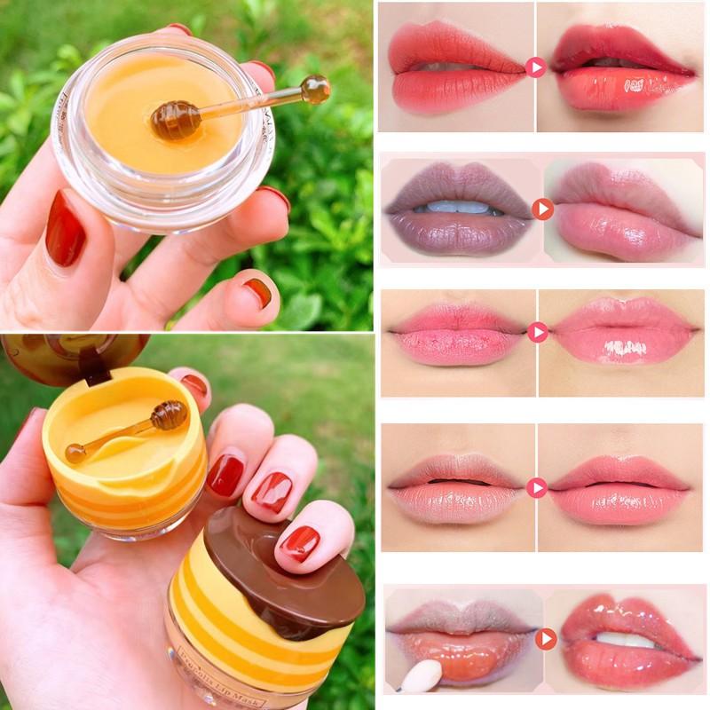 Mặt nạ môi mềm môi làm hồng môi Nourishing Moisturizing Lip Balm