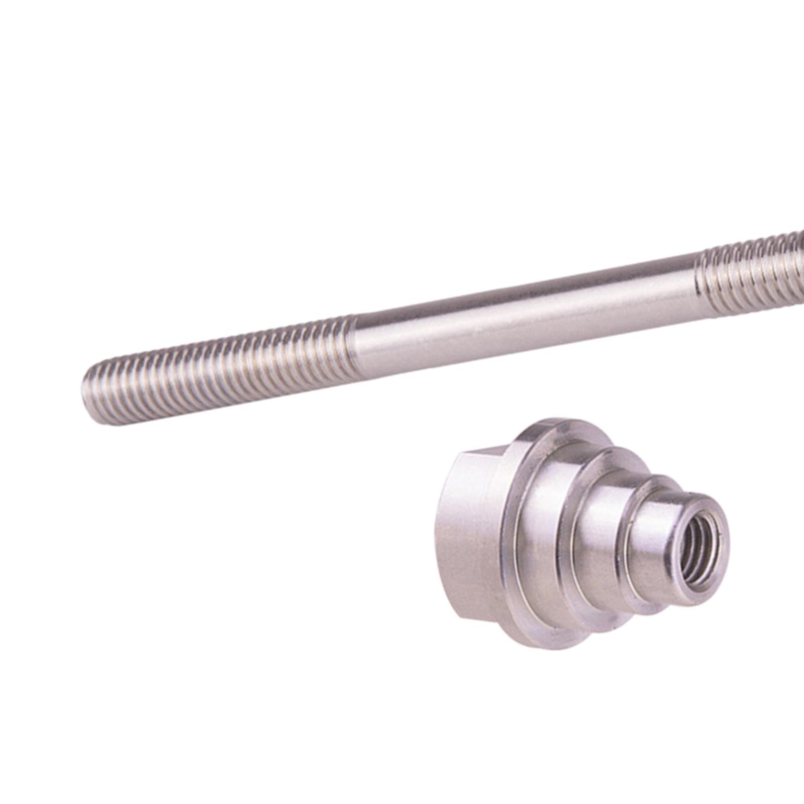 2x  l Truing Stand Thru Axle-Adapter, Alloy  Hub Repair Tool Truing Stand Platform Pass-Through Pin Adapter, Work with 12/15/20 Mm