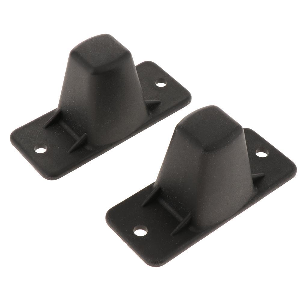 2X Replacement Part Plastic Luggage Side Stud Foot Feet Pad