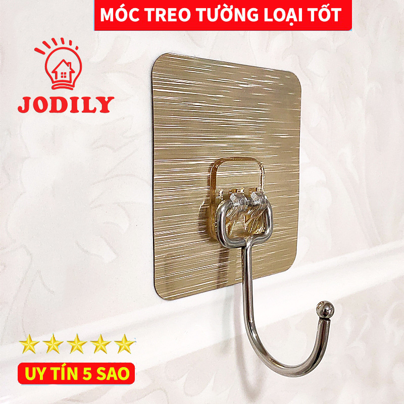 Móc Dán Tường, Móc Dính Tường Treo Đồ Nặng Siêu Dính Inox 304 - Treo Thớt, Nồi Niêu Xong Chảo, Treo Đồ Đa Năng