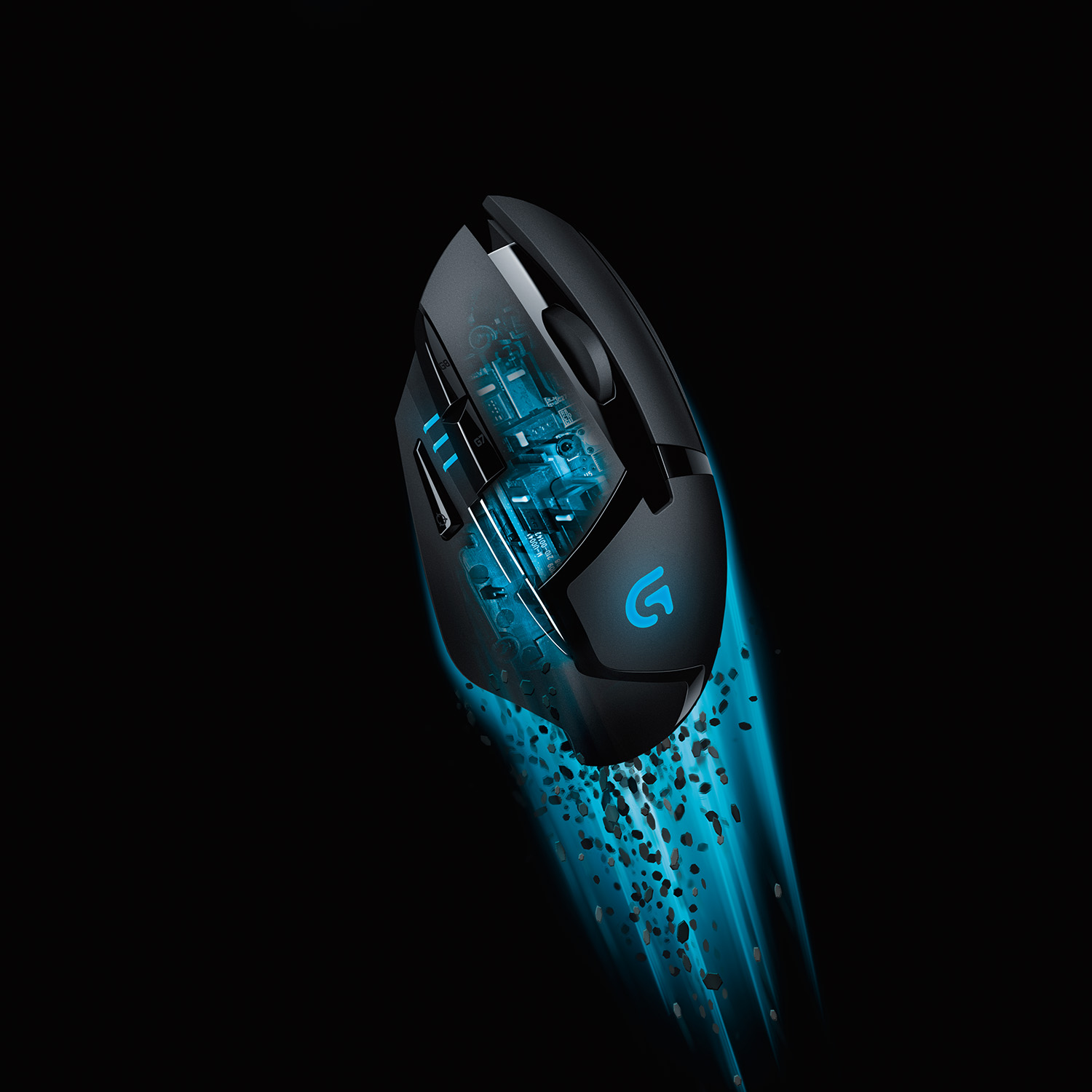 Chuột Chơi Game Có Dây Logitech Hyperion Fury G402 4000DPI LED 8 Phím - Hàng Chính Hãng