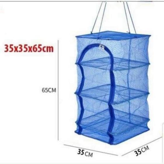 Sale to hot - Lồng phơi thực phẩm nhiều ngăn, phơi cá khô chống ruồi muỗi có thể xếp gọn - sale - xả hàng tồn