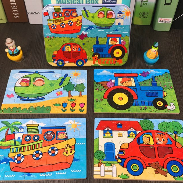 Puzzle tổng hợp 9,12,15,20 miếng