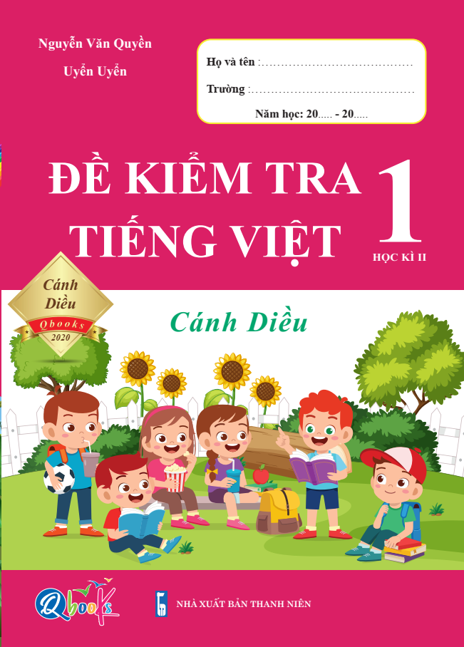 Combo Bài Tập Tuần, Đề Kiểm Tra Toán - Tiếng Việt Lớp 1 - Học Kì 2 - Cánh Diều (4 cuốn)