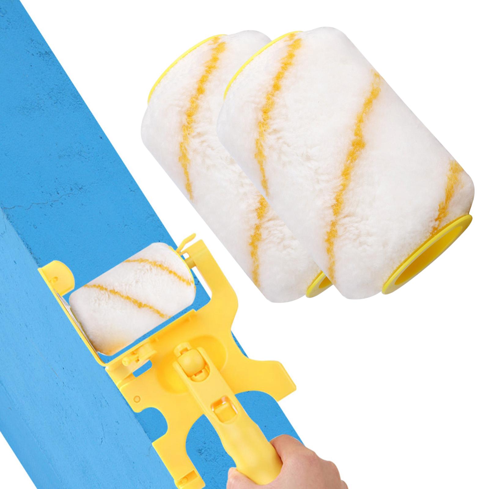 Paint Roller Roller Covers Pack of 2 Cotton Fiber Brush for Paint Rollers for Paint Roller Brush House Painting Supplies