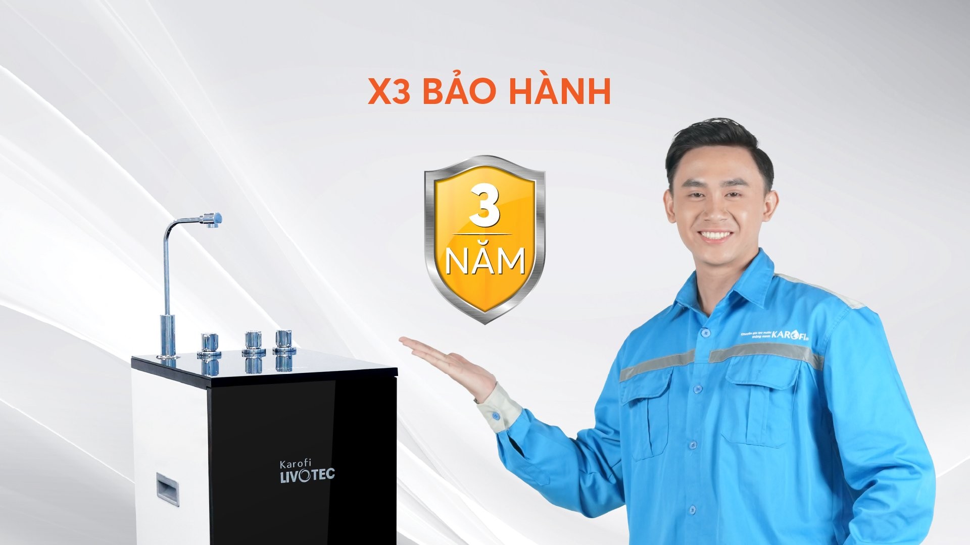 Máy Lọc Nước Nóng Lạnh Nguội Karofi Livotec 611 - Hàng Chính Hãng