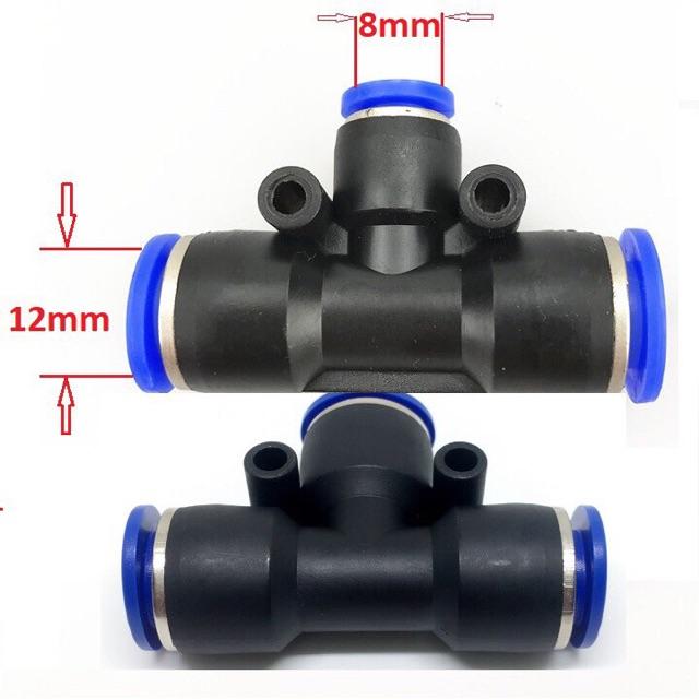 Cút nối ống chia 3 cho hệ thống phun sương khí 8mm
