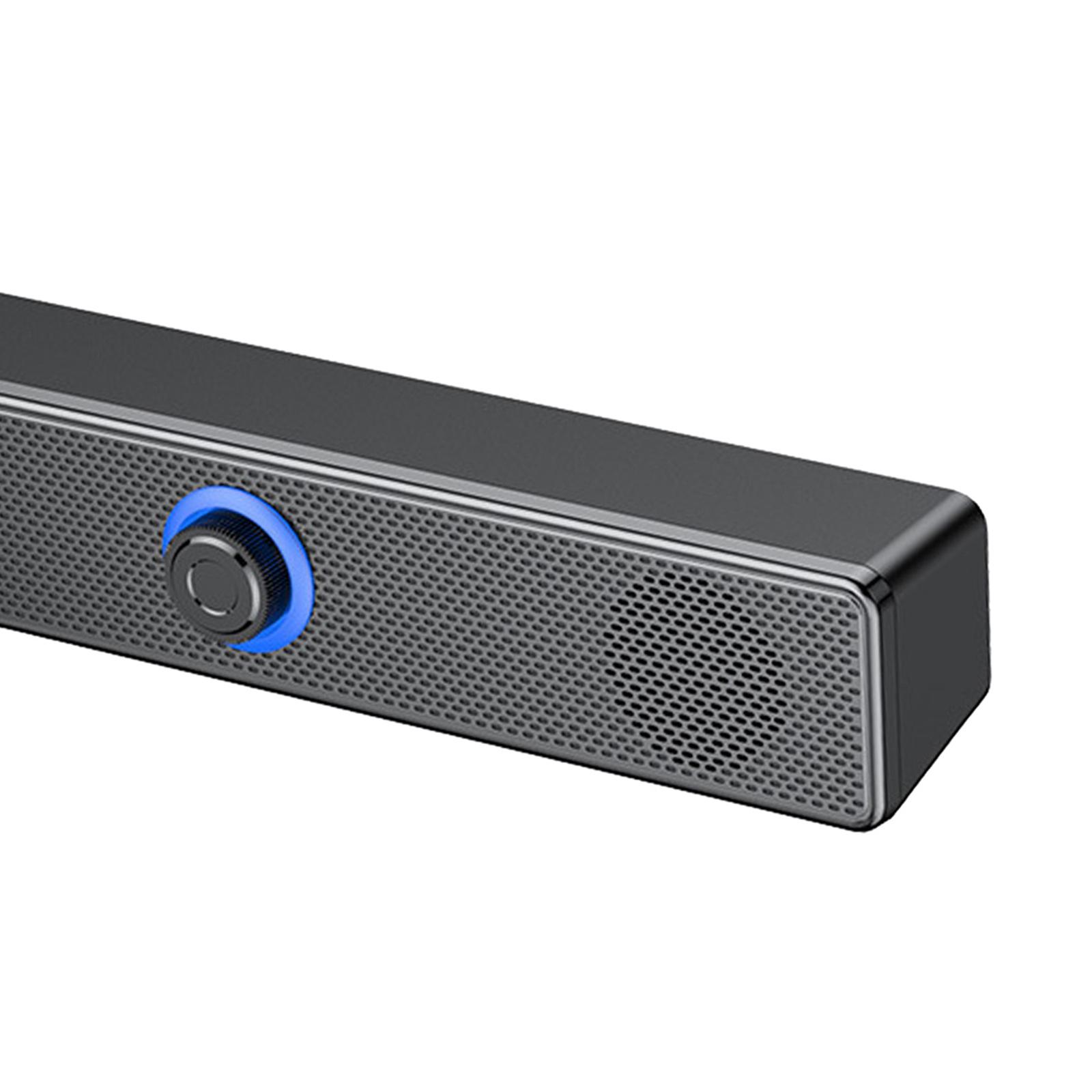 Sound Bar Wired Bluetooth Speaker 3D Bass Stereo Sound for PC Tablets Gaming