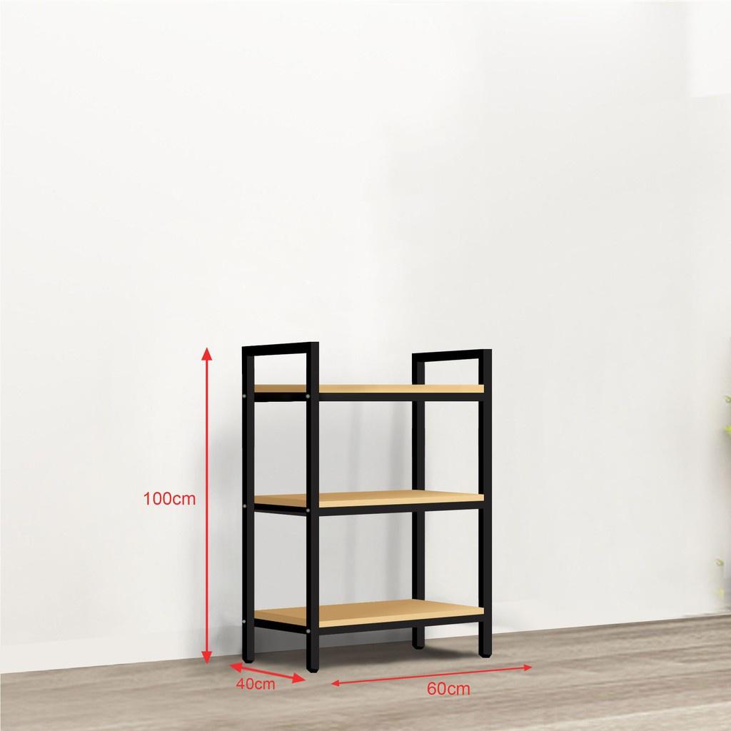 Kệ lò vi sóng, kệ bếp đa năng 4 tầng mặt gỗ chân sắt tĩnh điện siêu bền - BH 24 thang - ND010