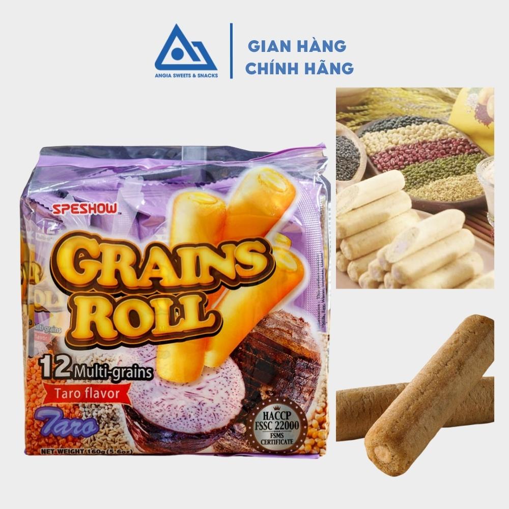 Bánh xốp 12 loại Hạt Speshow ăn vặt nhiều vị socola, trà xanh, phomai... 160g An Gia Sweets &amp; Snacks