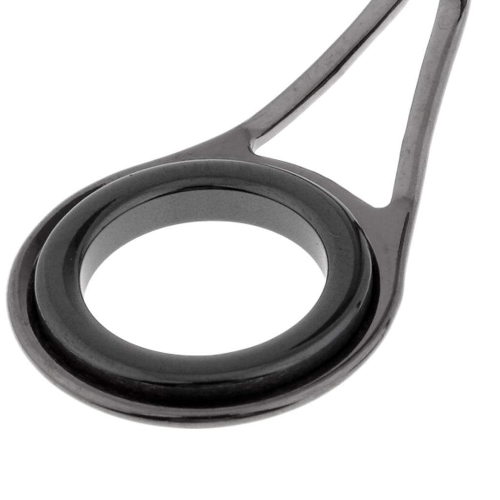 5pcs Fishing Rod Guides Tip Set Lure Rod Guides Fishing Rod Repair Eye Rings