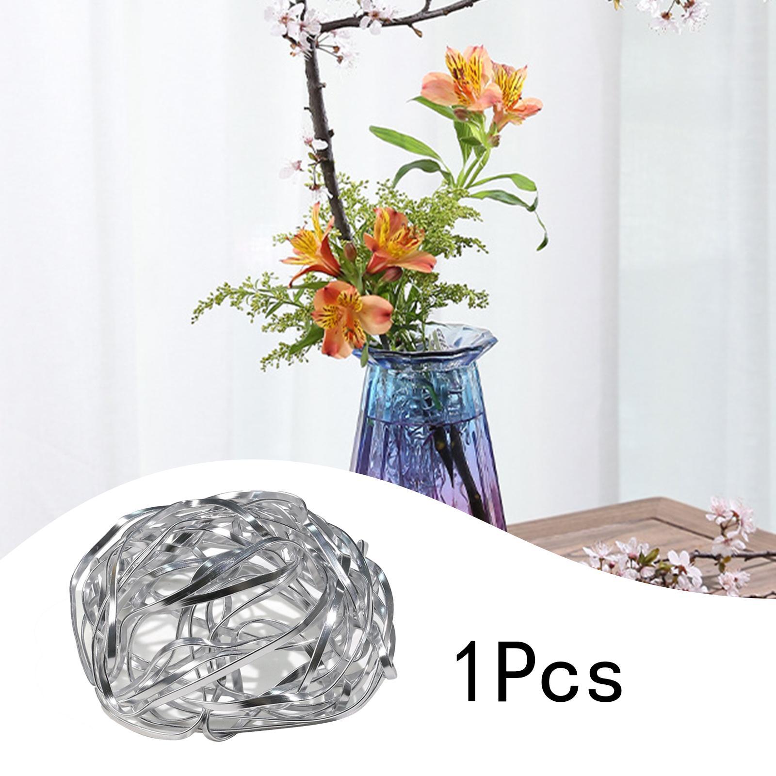 Twistable Floral Frog Flower Arranger Ikebana 16ft Holder Bendable for Vase Mouth Tabletop Flower Pin Frog Flower Frog