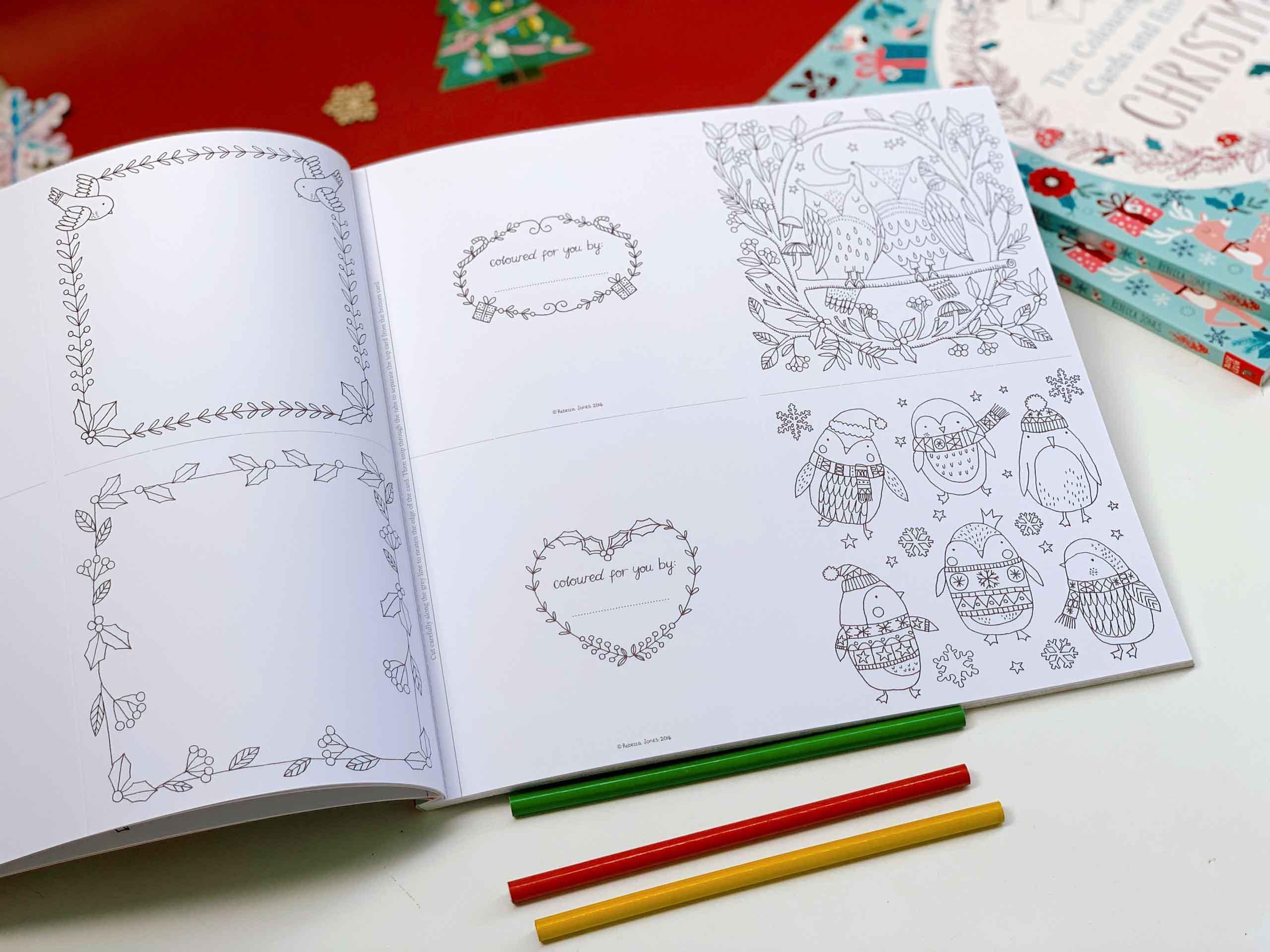 National Trust: The Colouring Book of Cards and Envelopes - Christmas