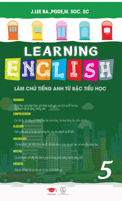 Sách - Learning English - Combo 5 cuốn Tiếng Anh Tiểu Học, làm chủ tiếng anh bậc tiểu học ( 6 - 12 tuổi )