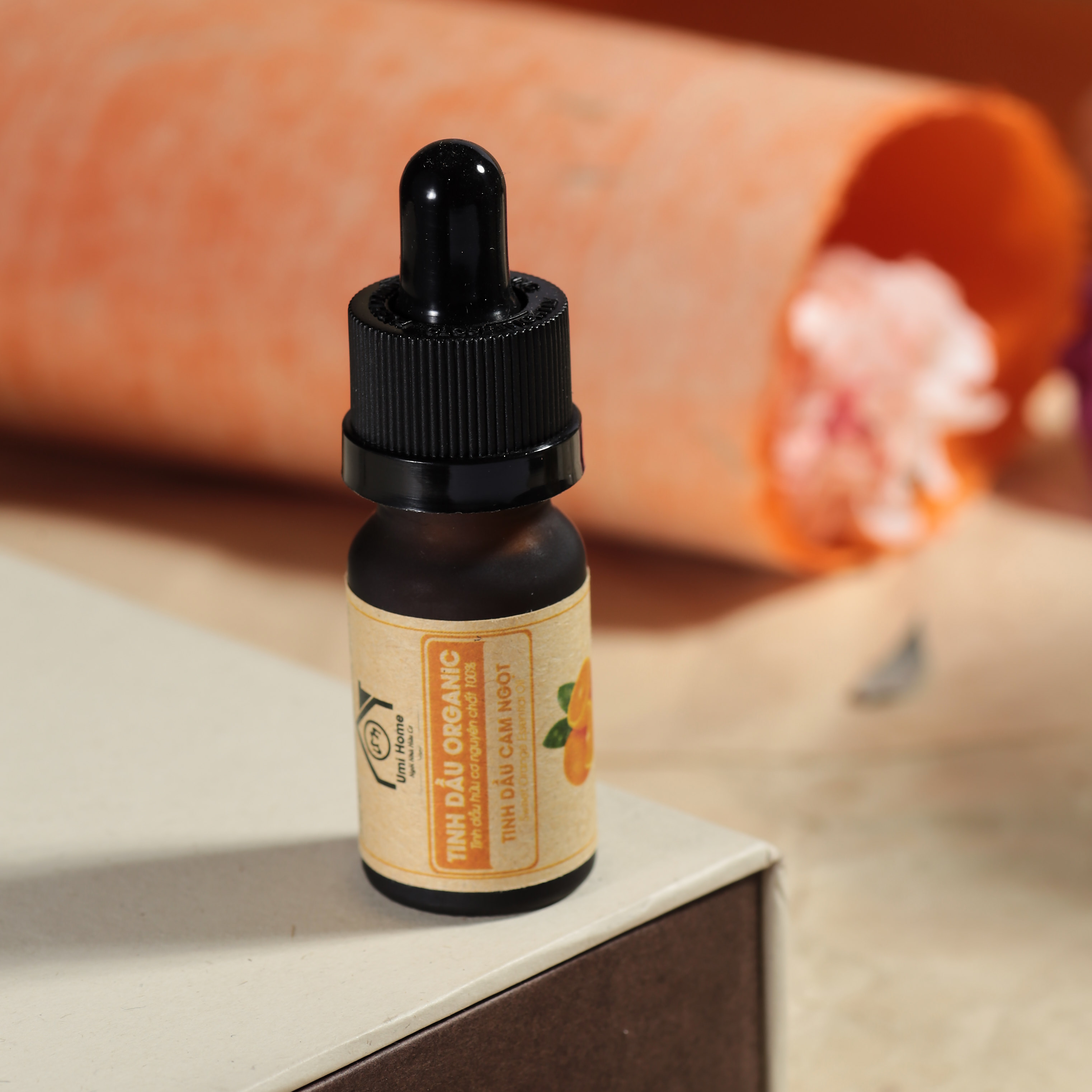 Tinh Dầu Cam Ngọt Nguyên Chất UMIHOME (10ml) - Dùng cho đèn xông hương, khử mùi, thơm phòng