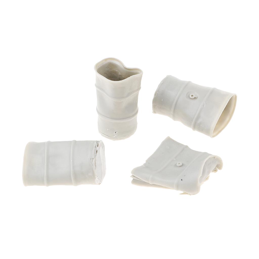 Bộ/4 1/35 Nhựa Đúc Không Bộ Dầu Trống Quân Cảnh Phần Phụ Kiện