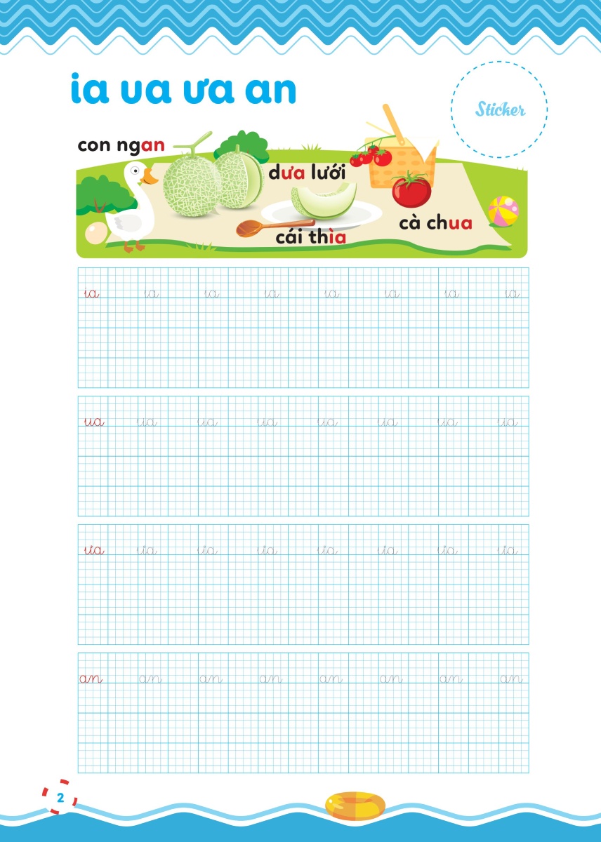 Vở Luyện Viết Hạ Cỡ Chữ Chữ Ô Li Nhỏ - Quyển 3: Vần _MEGA
